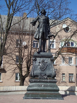 Памятник Петру I в г. Балтийске