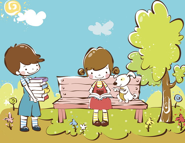 Цикл чтений «На скамейке летним днём книжку в руки мы берём»